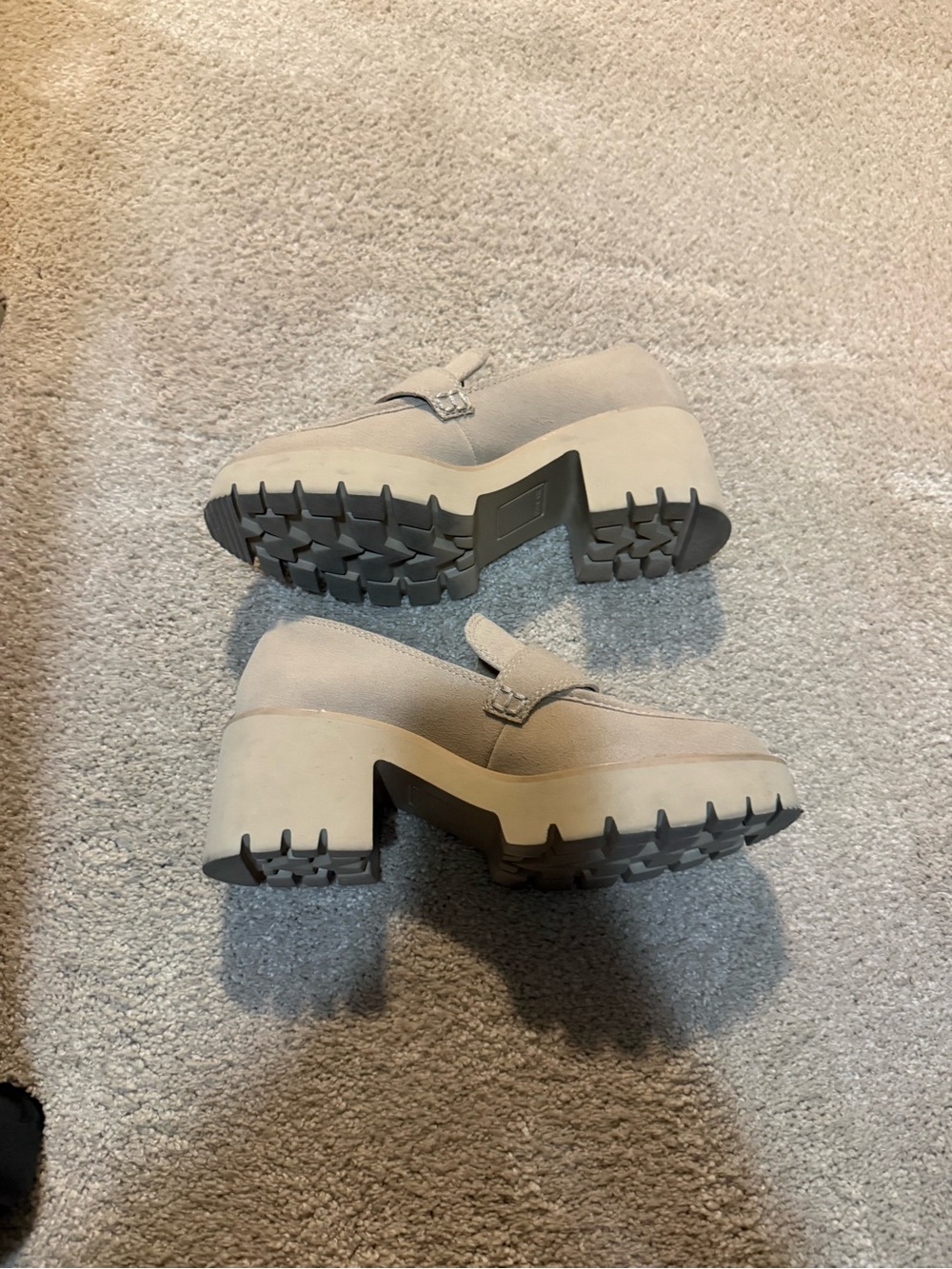 Dolce Vita Halona Chunky Lug Loafers — Tan - Picture 3 of 6